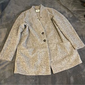 🩶 Old Navy Heather Gray Pea Coat